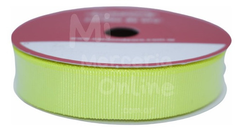 Cinta Gross De Seda Fluo N3 15 Mm Cordon De Oro X 10 Metros