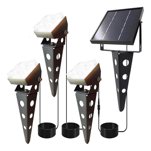 Focos Solares Para Exteriores Impermeables Ip65 Con Estaca M