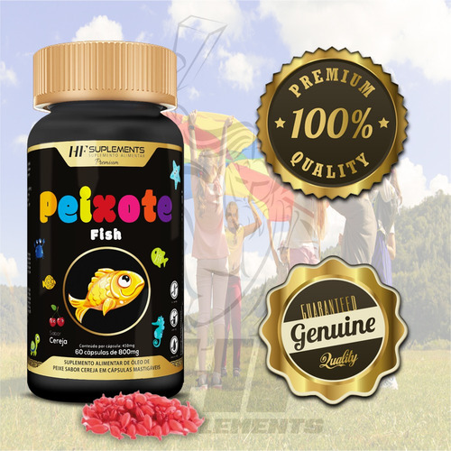 Imagem 2 de 5 de Omega 3 Infantil Cápsulas Mastigaveis Formato Peixinho