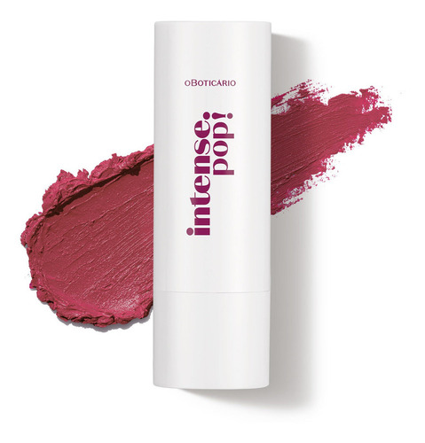 Batom Cremoso Rosa Intense Pop! 3,6g