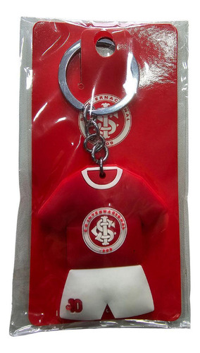 Chaveiro Borracha Uniforme Camisa 10 Time - Sc Internacional