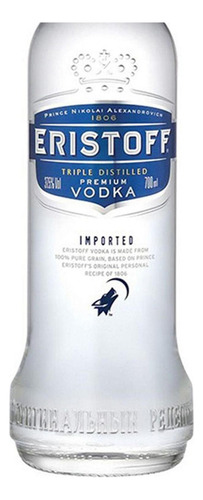 Pack De 2 Vodka Eristoff 700 Ml