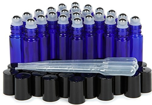 Vivaplex, 24, Cobalt Blue, 10 Ml Botellas Roll-on De Vidrio 