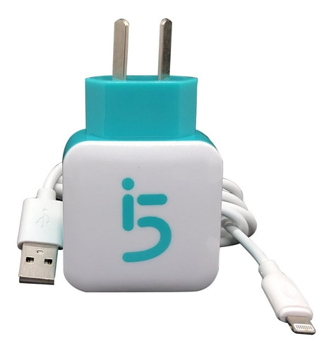 Cargador Rapido Ipho Lightn Doble Salida Usb 2.1a Y 1a