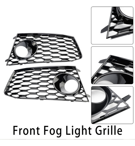 Par De Cubiertas De Parrilla Delantera For Audi Rs7 14-18