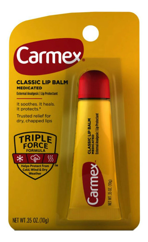 Carmex - Tubo Hidratante Labial, Bálsamo Original - 0.35 O.