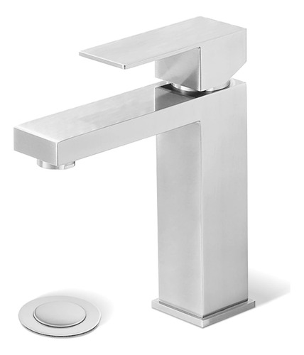 Grifo Del Lavabo Del Cuarto De Baño, Con El Desagüe Emergent