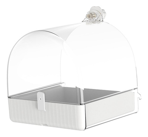 Jaula De Baño Para Pájaros, Jaula Transparente Para