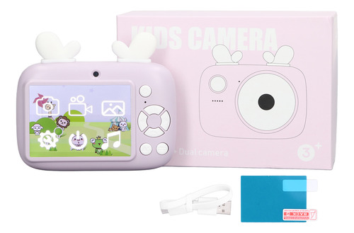 Cámara Violet Cute Para Niños Con Grabación Cronometrada De