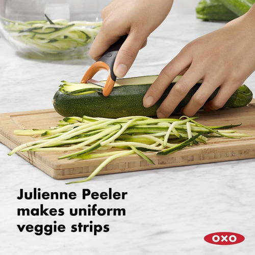 Imagen 9 de 10 de Set 3 Pelador Verduras Oxo Elegantes Cuch. Acero Inoxidable