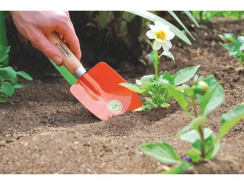 Pazinha Larga Para Jardinagem Com Cabo De Madeira 77907/001