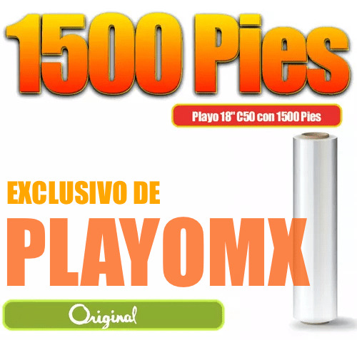 1 Rollo De Playo Emplaye Polistretch 1500 Pies