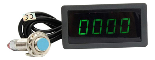 Amleso Tacómetro Digital De 0,56 Pulgadas, Medidor De Rpm, Tacómetro Led, Medidor De De Rpm, Luz Verde