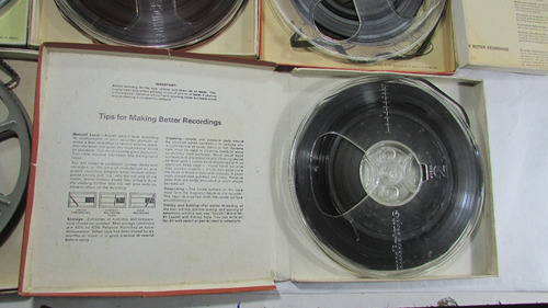 Lote De Seis Audiomagneticos Antiguos Video Coleccionable.