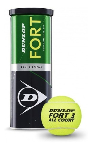 Tubo Dunlop Fort All Court X 3 Balls Tenis - Padel