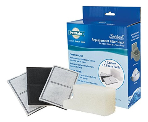 Petsafe Drinkwell Kit De Filtro De Repuesto Para Fuente De A