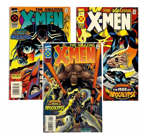 The Amazing X-men Vol 1 #2 #3 #4 - Marvel Comics 1995