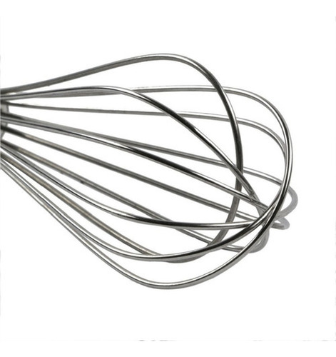 Batedor Ovos Molho Omelete Bolo Massas Fouet Fuê De Inox