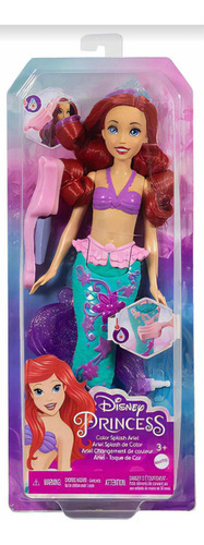 Disney Princess Ariel Splash De Color Cambia De Color