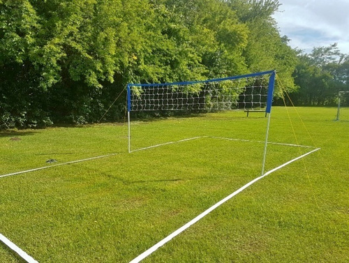 Kit Cancha De Voley Completo Red De Voley