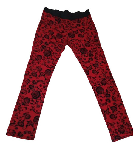 Leggins Licra Dama Adolescente Talla M Floreado