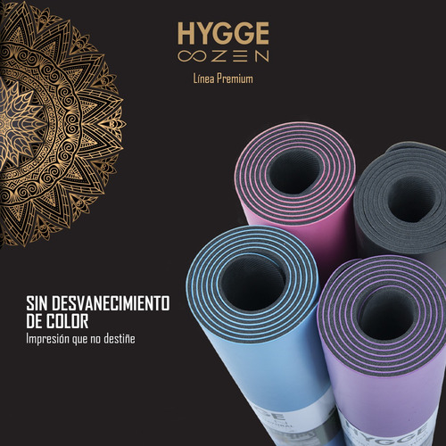Imagen 7 de 10 de Mat Superior Colchoneta Ecológica Yoga Caucho Natural Pu