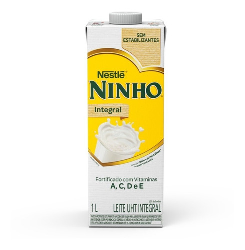 Leite Ninho Uht Integral Sem Estabilizante 1l
