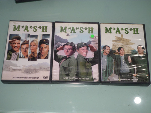 Serie Mash-temporadas 2, 3 Y 6 -con 9 Discos En Español 1977