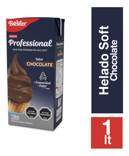 Base Helado Soft Sabor Chocolate 1 Lt