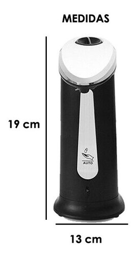 Imagen 2 de 5 de Dispensador Automático De 400 Ml Para Gel O Jabón