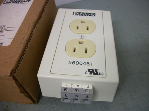 Phoenix Contact Din Mount Duplex Receptacle Em-duo-120/1 Ddl