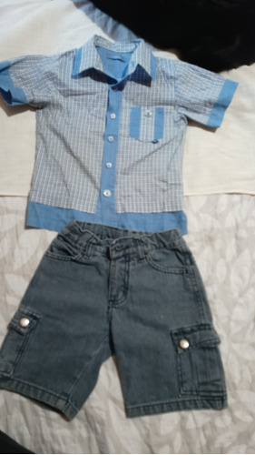 Conjunto Bebe Talle 2 Años Camisa Cheeky Chibel