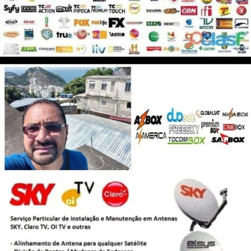 Imagem 1 de 3 de Antenista - Instalação De Antenas E Configuração