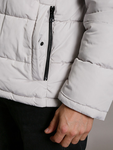 Parka Core Puffer Blanco Frt Calvin Klein