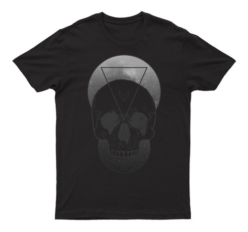 Playera Estampado De Calavera Manga Corta Unisex Animal Vice