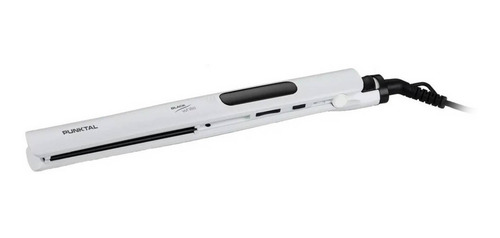 Imagen 3 de 3 de Planchita de pelo Punktal PK-325BW blanca y negra 110V/240V