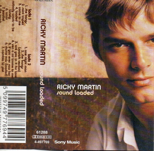Cassette Ricky Martin  Sound Looded 