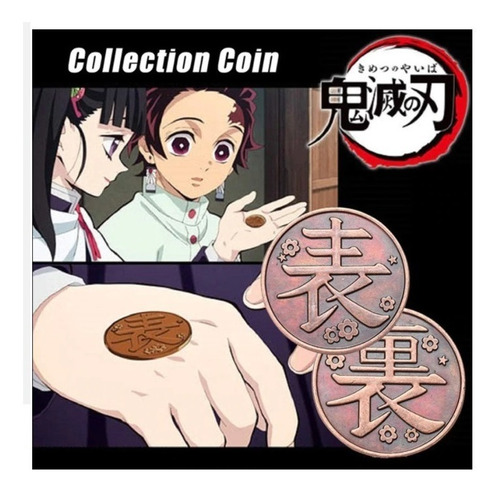  Kimetsu No Yaiba  Moneda Coleccion Cosplay