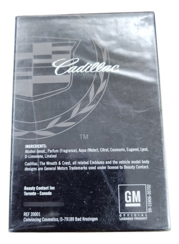Perfume Cadillac For Men 50ml Eau De Toilette