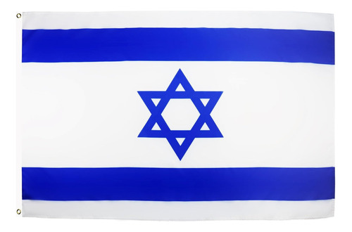 Bandera De Israel, Tamaño 90 Cm X 150 Cm