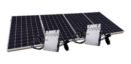 Imagen 1 de 5 de Kit De 4 Paneles Solares 385w Completo - 390 Kwh Bimestre
