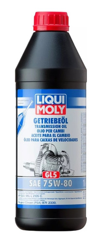 Aceite Transmisión 75w80 Gl5 Semi Sintetico Liqui Moly 1lt