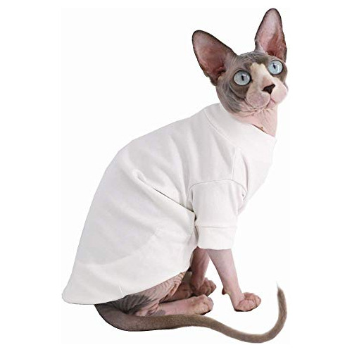 Sphynx - Camisetas De Algodón Para Gatos Sin Pelo, Ropa Par