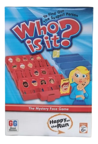 Juego De Mesa Clasico Infantil Adivina Quien Soy? Who Is It?