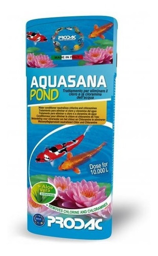 Aquasana Pond Prodac Acondicionador Anticloro 500 Ml Estanques Koi Peces