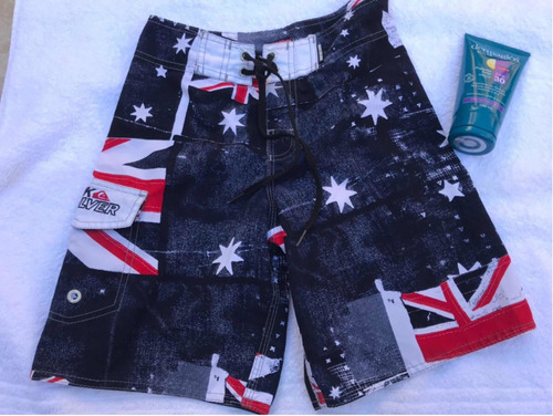 Short De Baño Quiksilver Original Niños Talle 10