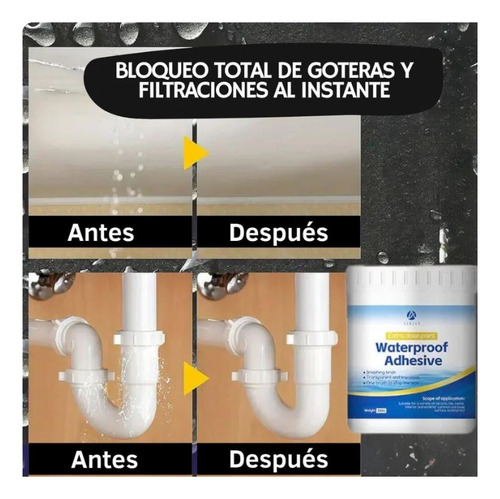 Adhesivo Transparente Impermeable 300gr
