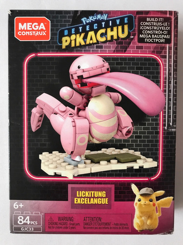 Lickitung Pokemon Mega Construx Detective Pikachu Gjc33 84pz 84 (Usado)