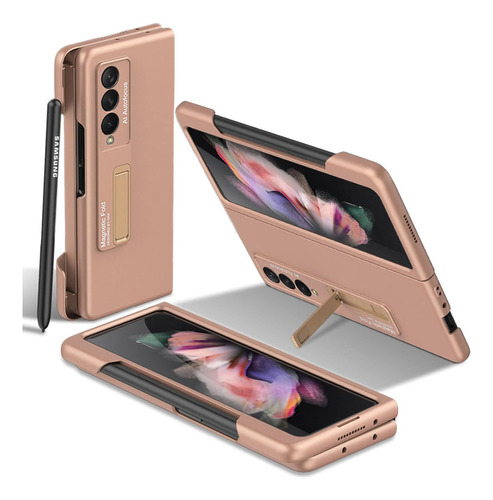 Miimall Funda Compatible Con Samsung Fold 3 Con Soporte Para