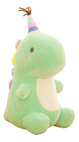 Juguete Peluche Dinosaurio 40cm Feliz Cumpleaños P/regalo Color Green